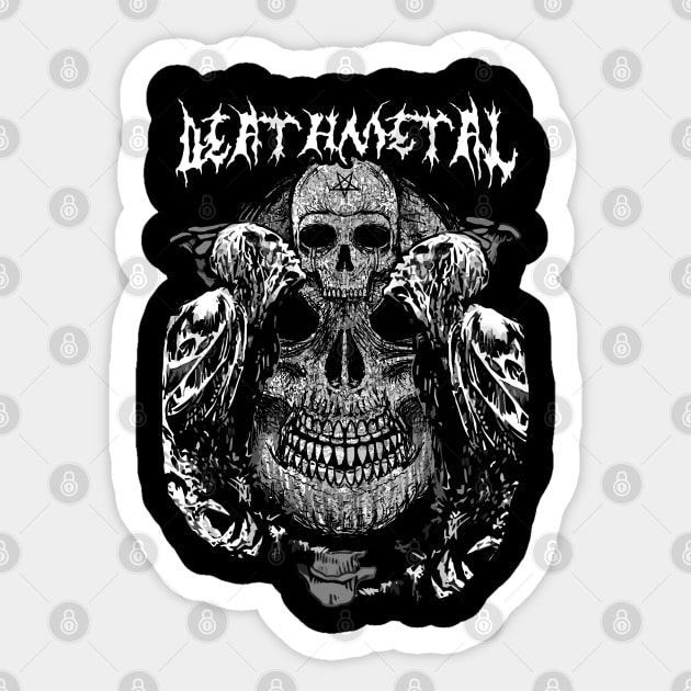 DeathMetal Sticker by DeathAnarchy